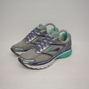 Brooks Ghost 7 Teal Grey Athletic Running Size 8